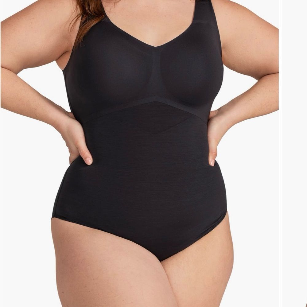 NWT Honeylove Women's Shaping Tank Black Bodysuit Sz 2X
